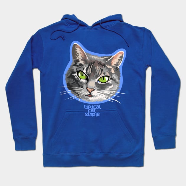 TIPICAL CAT SIMPLE Hoodie by Valera Kibiks